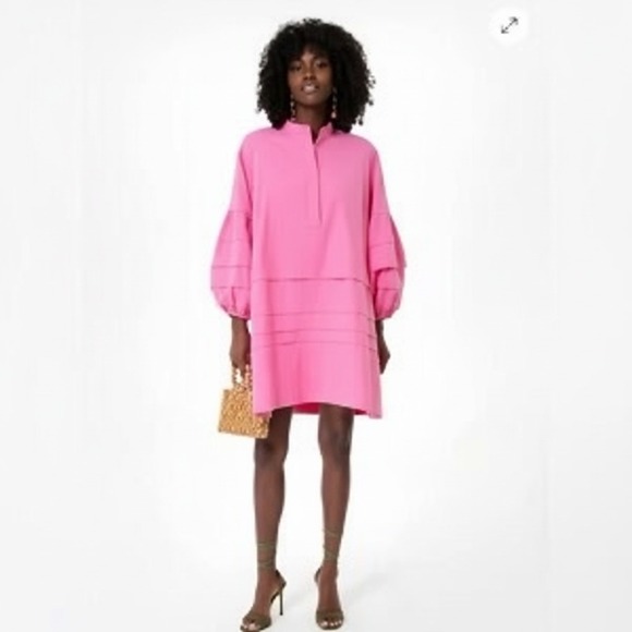 Tuckernuck Dresses & Skirts - Tuckernuck x Pomander Place | Chelsea Pintuck Dress M Pink Mini Y22657T